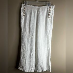 J Jill love linen pull on pants size xs